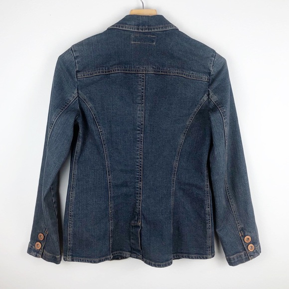 Levi’s Signature Denim Jean Jacket Cooper Buttons Size Small - Picture 4 of 9